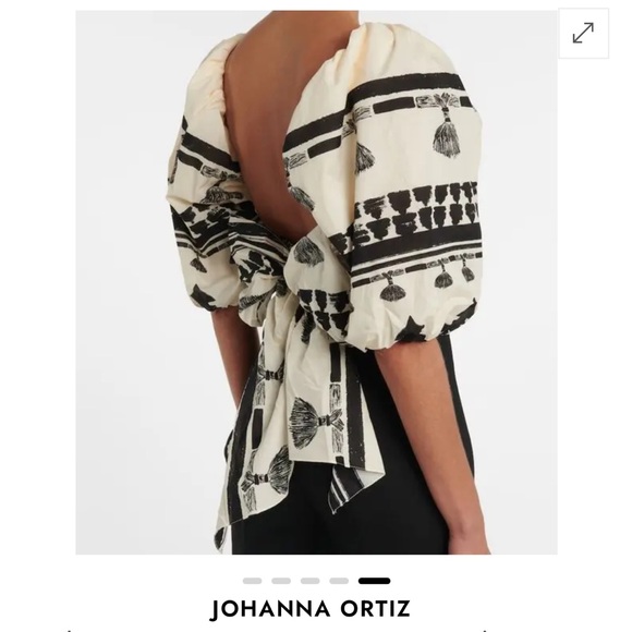 Silencio De Montana Cotton Poplin Crop Top - Picture 9 of 9